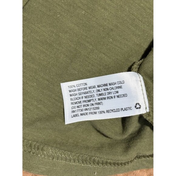 Short Sleeve Crewneck T-Shirt W Pocket Goodfellow & Co Men’s Size S Olive Green - Picture 5 of 8